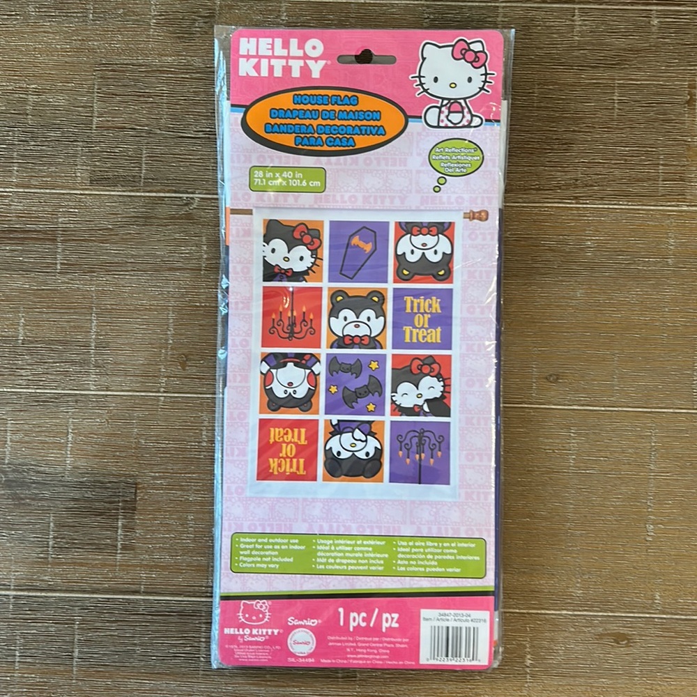 Hello Kitty House Flag Halloween Trick or Treat